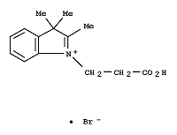 1-(2-carboxyethyl)-2,3,3-trimethyl-3H-Indolium bromide